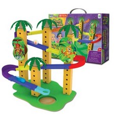 어린이집 구슬굴리기 정글 만들기 장난감 레일장난감 롤러장난감 도형놀이, 1개