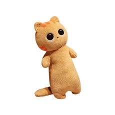 대형 고양이인형 애착 뚱냥이 장식 검은고양이 블랙 바디필로우 모찌 냥이, 1개, E. 상어 가방