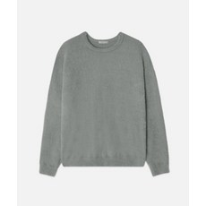 [백화점 정품] 드로우핏 라운드 브러쉬 헤어리 풀오버 니트 [L.GREY]