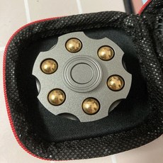 리볼버스피너 피젯 스피너 핸드 회전 핑거 손가락 탄피배출 해소, 5. 그레이