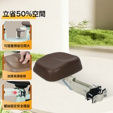 DIU 電動車兒童座椅前置可摺疊寶寶安全坐椅通用電瓶車防撞嬰兒小孩, 1個, 摺疊升級款咖色:如圖