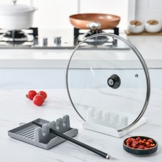 투나즈 국자 냄비 받침, 1개, 그레이