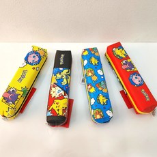 포켓몬 필통 지우개 연필8본 색연필 싸인펜 청소기 연필깎이 연습장 지갑 큐브 샤프 저금통 노트 메모장 학용품 [엘리빅마켓], 3.포켓몬 봉제필통