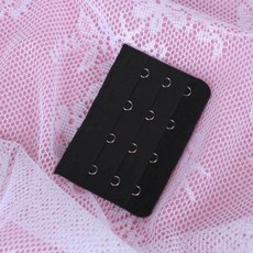 브라연장후크 블랙 4단 브래지어후크 브라연결후크_ 20276565EA