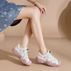 Govbom 아웃도어 귀여운 등산화 메쉬 통기성 여성 봄여름 미끄럼 방지 스니커즈 여성화