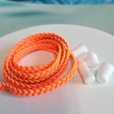 수빠마 수제수경끈 수끈 수경끈 단색, 오렌지, 1개