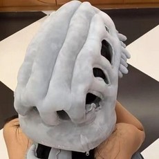恐龍骨架面具頭套, 恐龍頭套無骨架, 1個