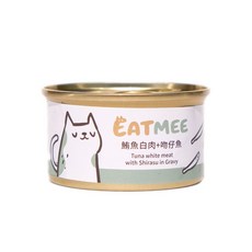 艾爾發寵物 鮪魚白肉系列 雞肉底系列 80g x 24罐/箱 貓罐頭 副食罐 貓湯罐, 1個, 鮪魚白肉+吻仔魚