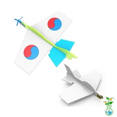 과학실험키트-창작용 핸드 글라이더 만들기-소형 1인용-글라이더 꾸미기 diy과학키트