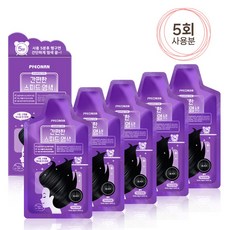펴난 5분 스피드 헤어컬러 샴푸형 염색제 / 새치머리커버, 블랙(흑색) 5매, 1개