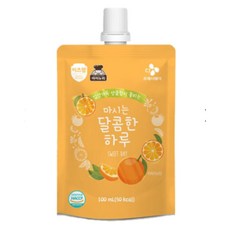 아이누리 마시는달콤한하루 감귤 유기오렌지, 1개, 100ml