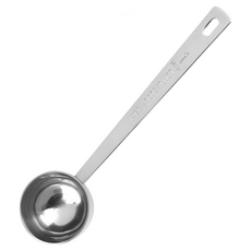 【熾咖啡】不鏽鋼量勺，加長手柄設計，精確刻度，三色可選，咖啡量匙, 銀色, 1個