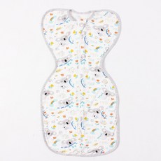 LELE 嬰兒舒眠包巾 柔軟透氣拉鍊式設計