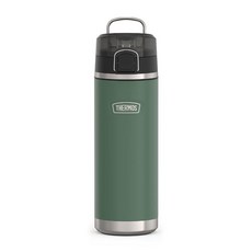 THERMOS 아이콘 시리즈 스테인리스 스틸 물병 24온스, 알파인 그린