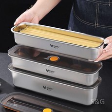 국수 보관 통 냉장고 소형 스텐 보관용기 파스타 시리얼 잡곡