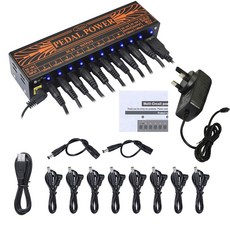 Rowin 노이즈 게이트 페달 기타 효과 저소음 전원 공급 장치 부스터 플랜지 페이저 버퍼 이펙터 베이스용, 16 Power Supply UK