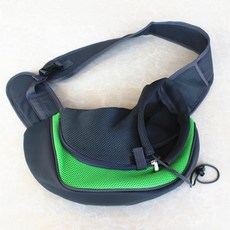 애견 크로스 가방 그린 s