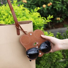 선글라스 케이스 안경 보관함 가죽 파우치 휴대용 집