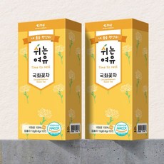 [본사직영] 쉬는여유 국산 100% 국화꽃차 생분해 삼각티백 15티백, 800mg, 3개, 15개입