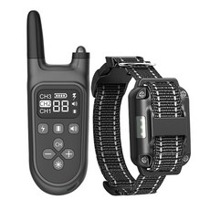 Garrl 강아지 짖음방지기 훈련용 무선 컨트롤 경고 진동 전기충격 원격조종, 1개, 1개