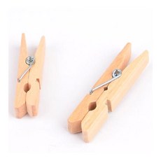 양군스토어 우드 빨래집게 벽사진걸이집게, 2.5cm