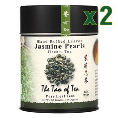 더 타오오브티 핸드롤드잎 그린티 녹차 자스민펄 잎차, 85g, 1개입, 2개