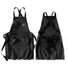 칼하트 앞치마 카페 에이프런, 1개, 블랙