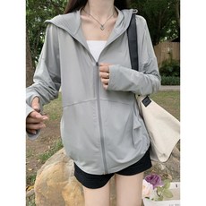 海邊休閒跑步防曬衣女夏季新款寬鬆韓版防紫外線外套防曬服衫