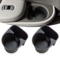 Auovo 2-in-1 컵 홀더 및 무선 충전 매트 2026 현대 팰리세이드 액세서리 센터 콘솔 오거나이저 실리콘 인서트 보호 패드 블랙 내부