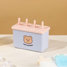 와이홉쿡 X 아이스크림만들기 아이스크림 틀 아이스간식 아이스몰드 4구, 1개, 퍼플