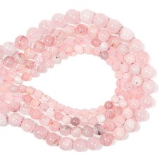 핑크 토르말린 원석재료 6 8 10mm, 6mm(약62개), 1개