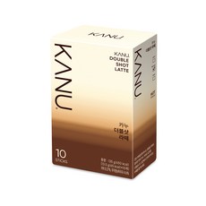 카누 더블샷 라떼, 1개, 10개입, 13.5g
