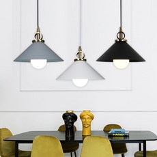 마크 1등 펜던트 LED 식탁등 북유럽 인테리어 카페조명, 마크1등 펜던트 화이트(램프별도)
