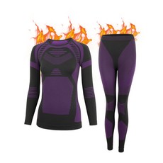 겨울 스키 속건복 여자 아웃도어 트레킹 발한 내복 이너웨어 세트