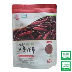 [100% 친환경] 제철유기생태마을 유기농 고춧가루, 1개, 500g