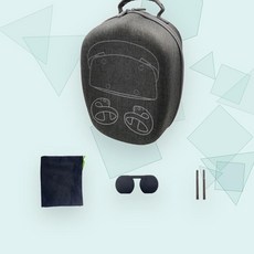 Storage Bag Carrying Box with Lens Cover Belts compatible with PS VR2 Headset All-in-One Box with I, 그림과 같이, 1개, 4NB907318_ZHL