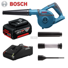 BOSCH 보쉬 18V 충전송풍기 GBL18V-120-배터리 5.0Ah 충전브로워 무선부로와 충전배풍기 무선송풍기 무선브로워 무선청소기 보쉬청소기, 1개