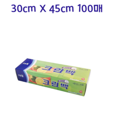 크린랩 뽑아쓰는 크린백 30cm x 45cm, 대(L), 100개입, 4개