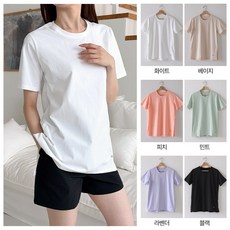 STL 여성 프레쉬 라이트 에어 오버핏 기능성 반팔티 요가 필라테스 러닝 운동복