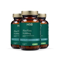 홀랜드앤바렛 비건 하이 스트렝스 알로에 베라 10 000mg, 3개, 90정