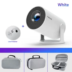 Magcubic 프로젝터 HY300 Pro 8K 안드로이드 14 듀얼 Wifi6 290ANSI 올위너 H726 BT5.4 시네마 야외, 02 미국 플러그, 04 White Bag Lens