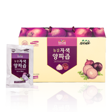 능길 자색양파즙 80ml 30포 국내산 원재료 100% 무농약 친환경 청정 진안고원, 30개