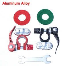 자동차 배터리 터미널 커넥터 SAE/JIS A 포스트 용 알루미늄 합금 양극 및 음극 퀵 릴리스 클립, 01 Style B