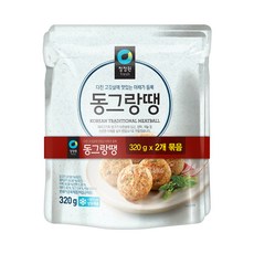 청정원 동그랑땡 320g 2번들, 1세트, 640g
