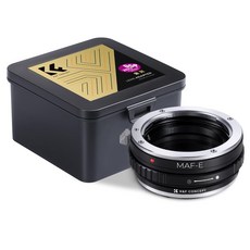 K&F Concept Minolta NEX AF-NEX ZV-E10 마운트 어댑터 미놀타 대응 A마운트 렌즈 소니, 1개