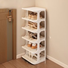 덴코 공간활용 수납 신발 정리대, 6단, 화이트