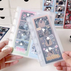 포토 카드 바인더 다이어리 속지 카드포켓 포토 카드 앨범 수납 사진첩, 1칸