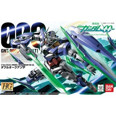건담 HGOO66 1/144 HG 더블 오 콴타 GNT-0000 BD164561, 1개