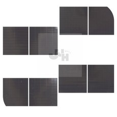 조각 고무자석판 칼라고무자석, 25 x 15mm (60P)