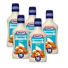 크래프트 버터밀크 랜치 샐러드 드레싱 Kraft Buttermilk Ranch Dressing, 5개, 473ml